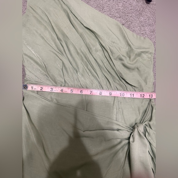 Sage green mini dress - Picture 5 of 5